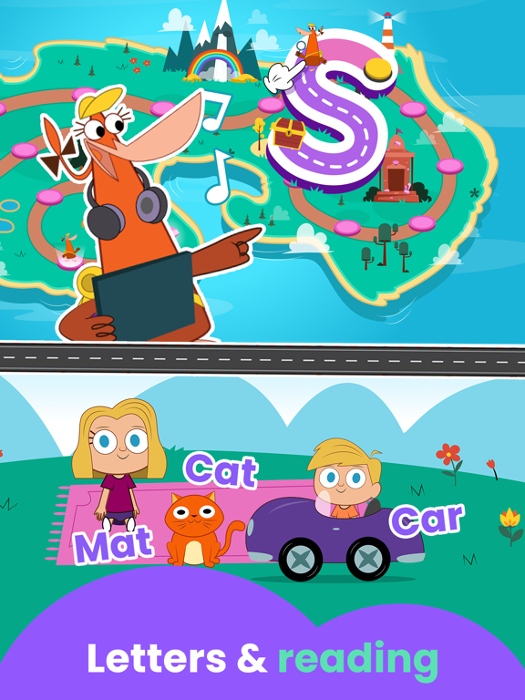 Ảnh chụp màn hình của Running Games for Kids! iPad 